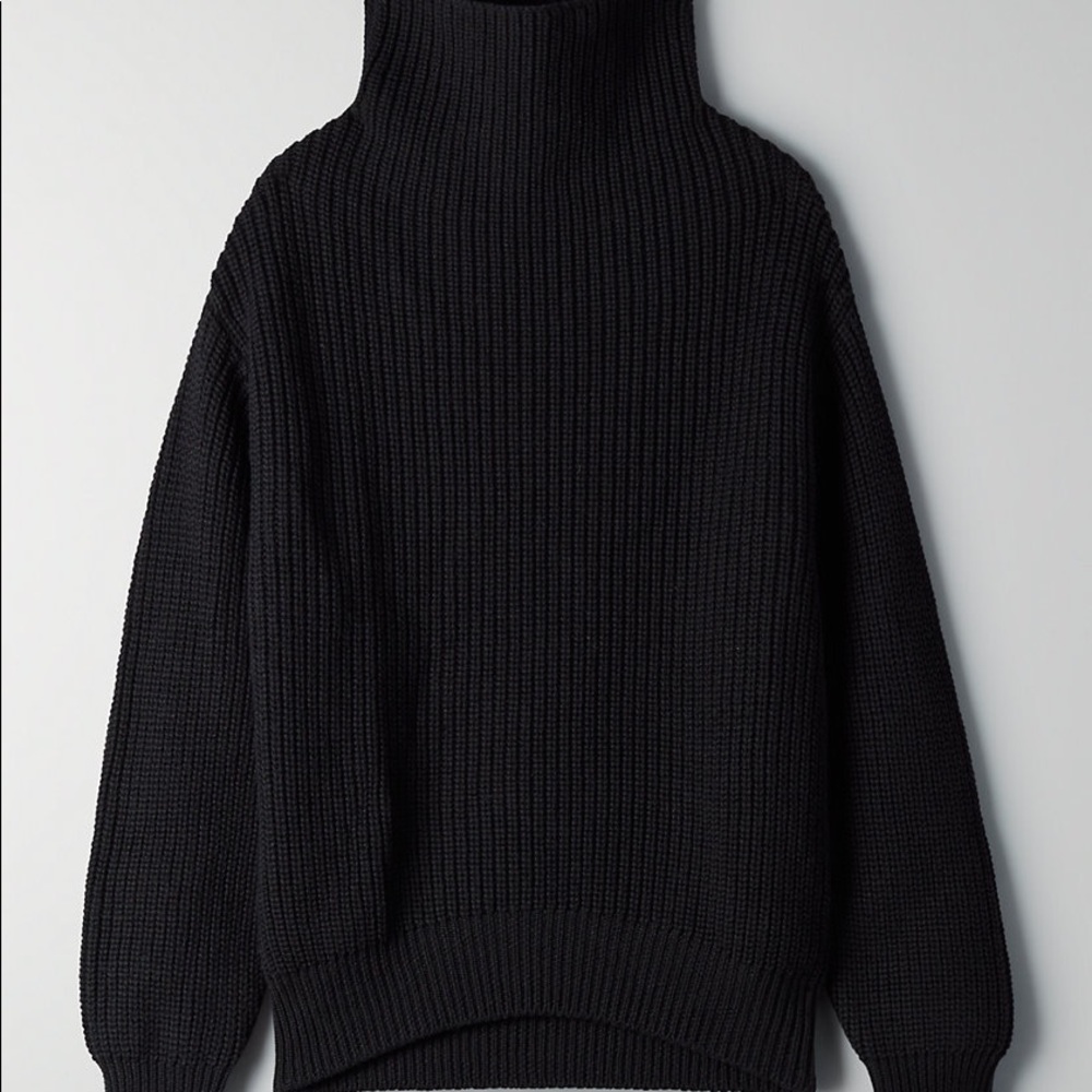 Aritzia Wilfred Montpellier black sweater